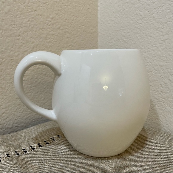 Rae Dunn Fall Autumn Mug Leaf, Pinecone, and Acorn Design Orange Interior Cozy - Picture 2 of 4